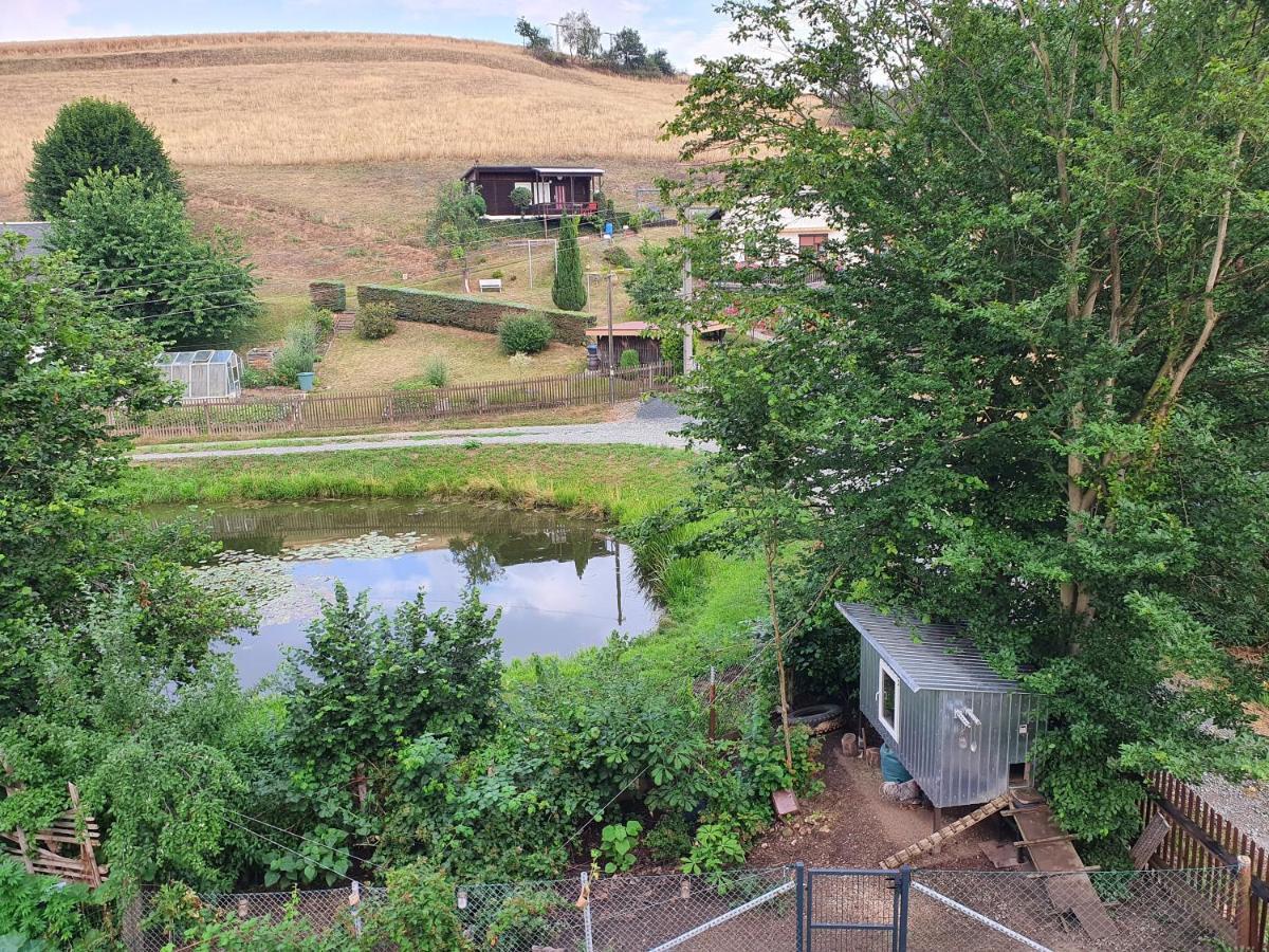 Ferienwohnung Ost - Alte Schule Sachswitz Greiz Exterior foto