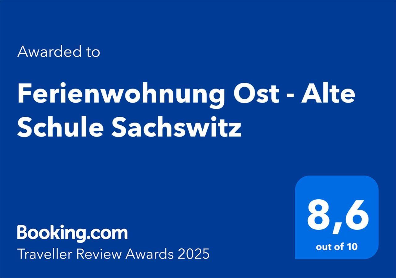 Ferienwohnung Ost - Alte Schule Sachswitz Greiz Exterior foto